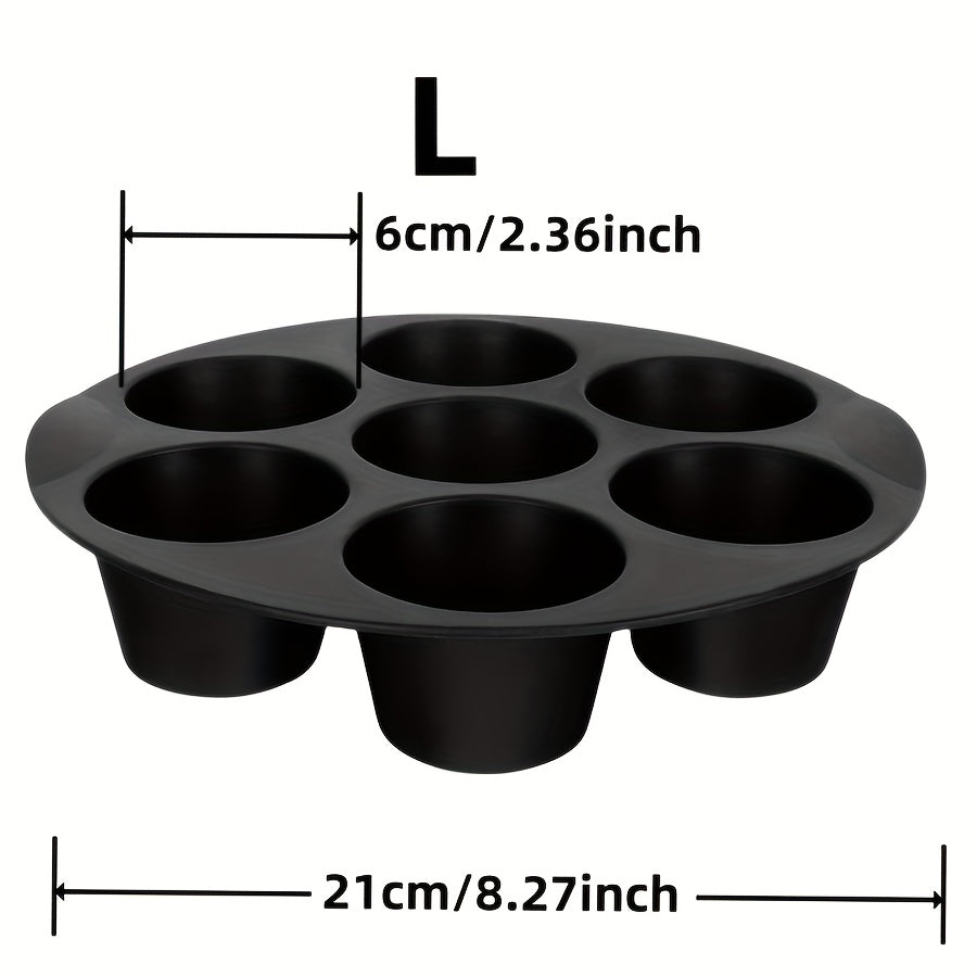 Silicone Mini Cupcake Mold for Air Fryers 3.7QT to 6.1QT Baking Tool