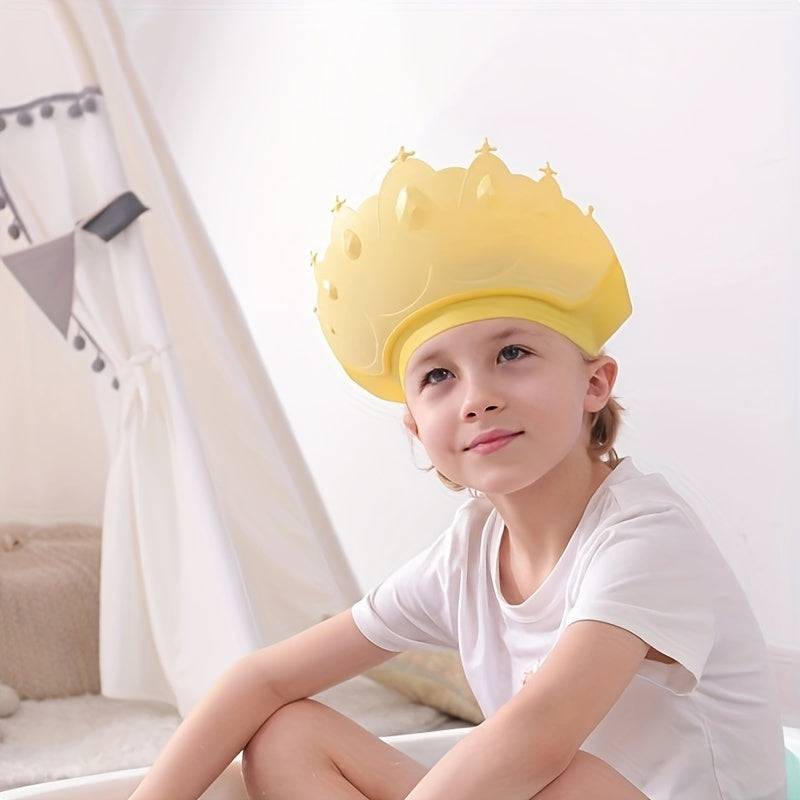 Children's Waterproof Shampoo Cap with Ear and Eye Protection for Bathing
