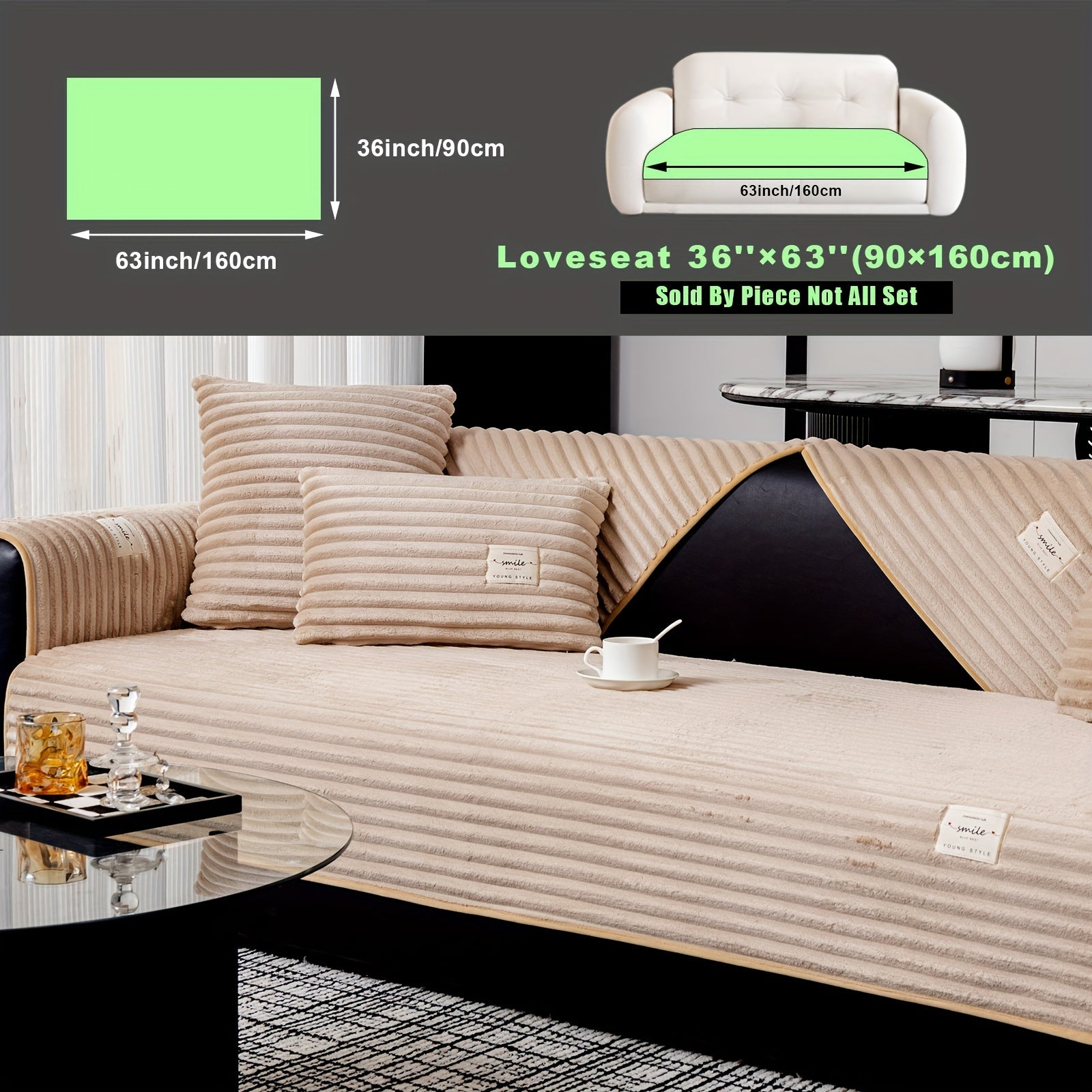 Плюшевый чехол на диван из бархата, противоскользящий, для домашних животных, моющийся в машине, современный стиль, все размеры