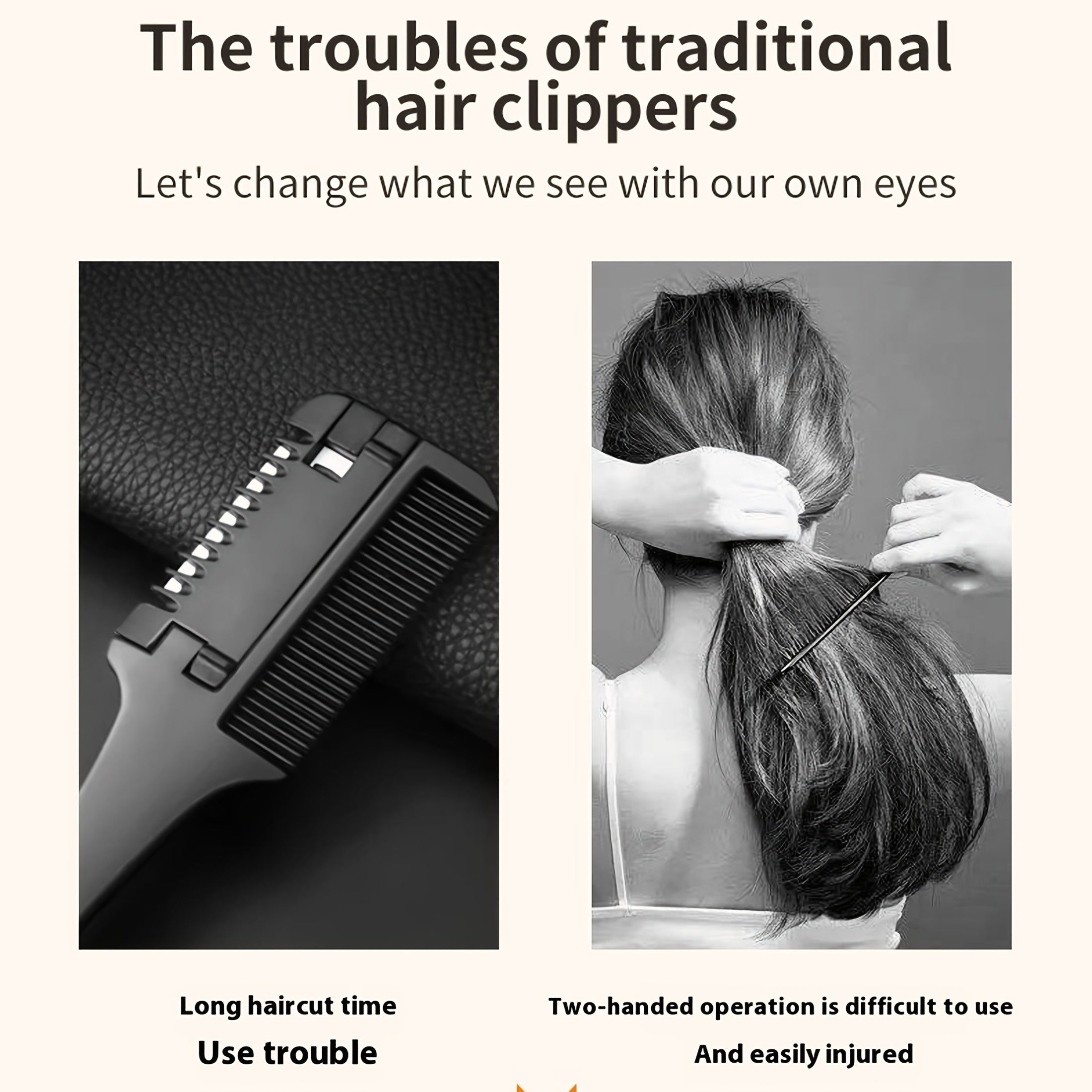 Fifth Generation Cordless Hair Split Trimmer USB Charging for Damaged Hair