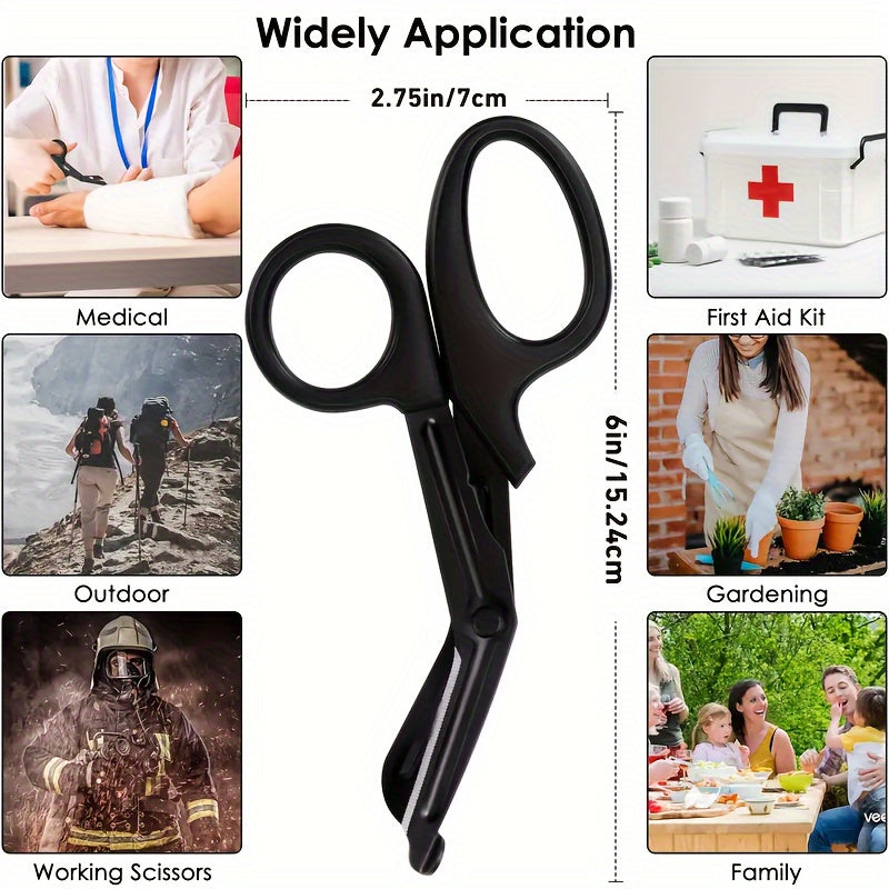 4-chiqish 6- dyuymli titan qirqishlar, tibbiyot mutaxassislari uchun yopilmaydigan, bardoshli pichoq bilan