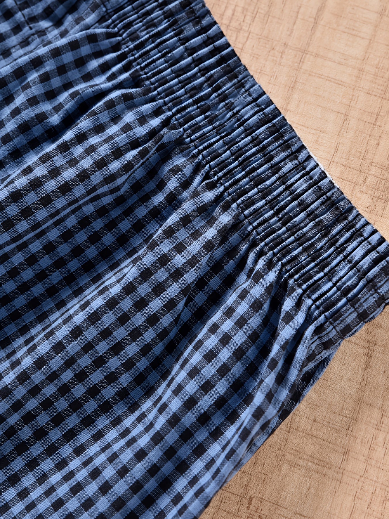 Мужские хлопковые боксёры в многоцветном стрелочном принте, свободный крой, дышащий, комплект из трёх