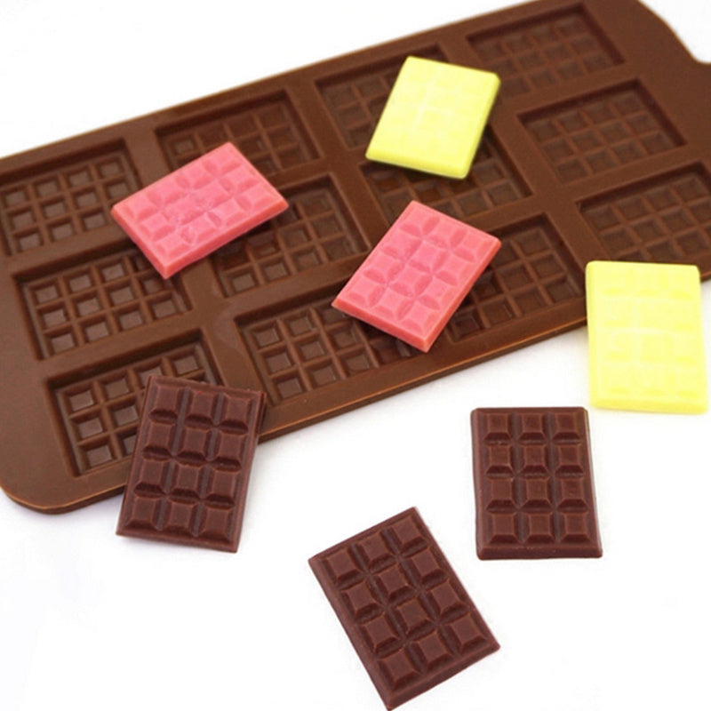Silicone Chocolate Mould 12 Grids for Pastry Candy and Cookies Baking Tool