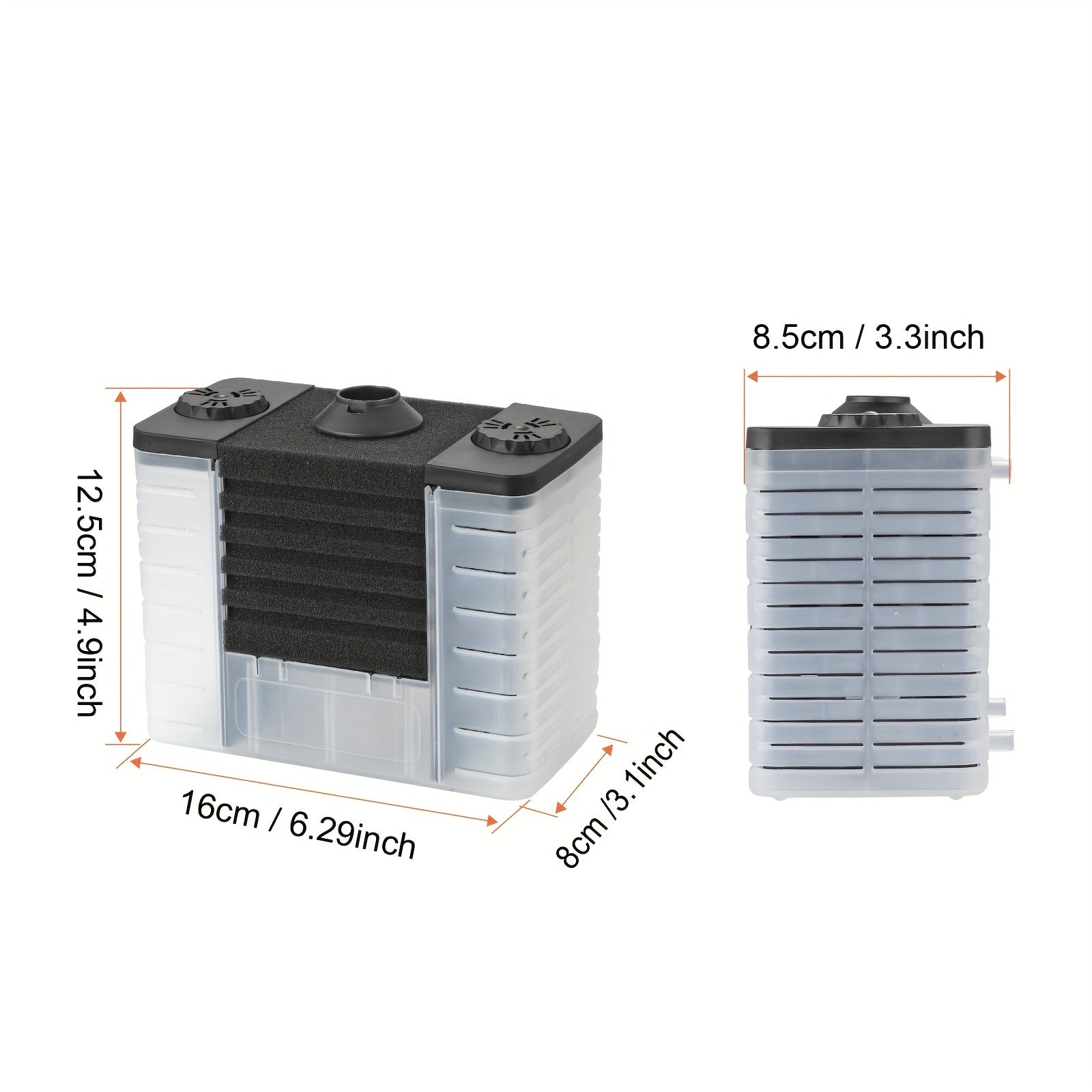 Silent Multifunctional Aquarium Water Pump with Built-in Filter for Fish Tanks