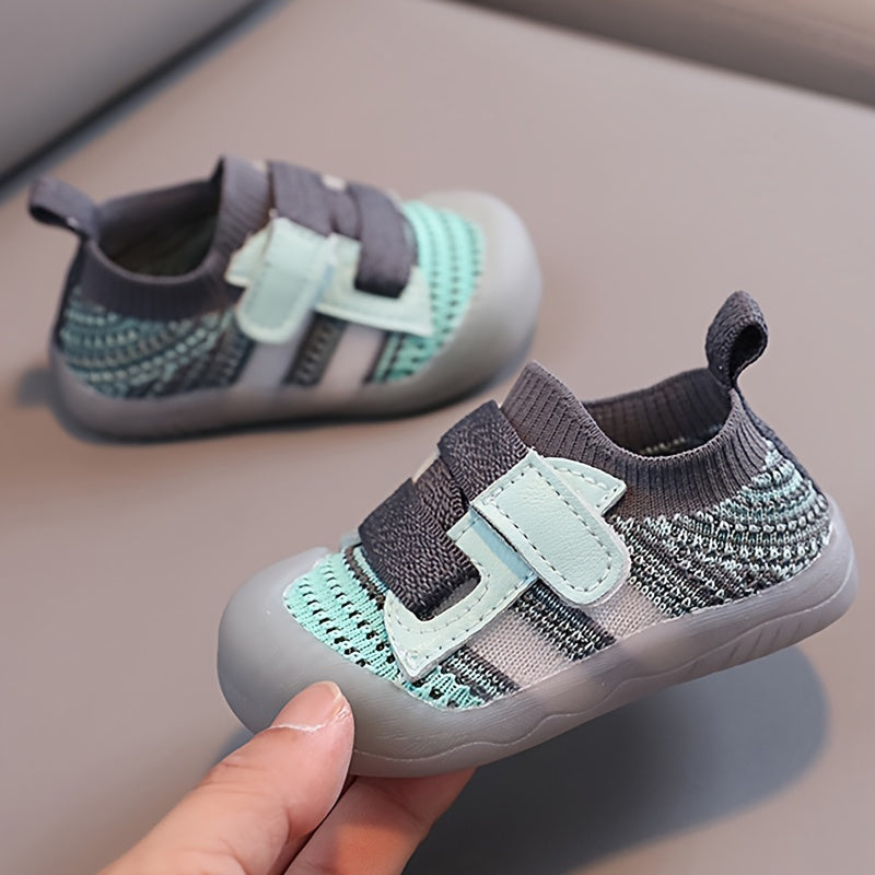 Toddler Breathable Non-Slip Sneakers with Dual Mesh for Spring Fall