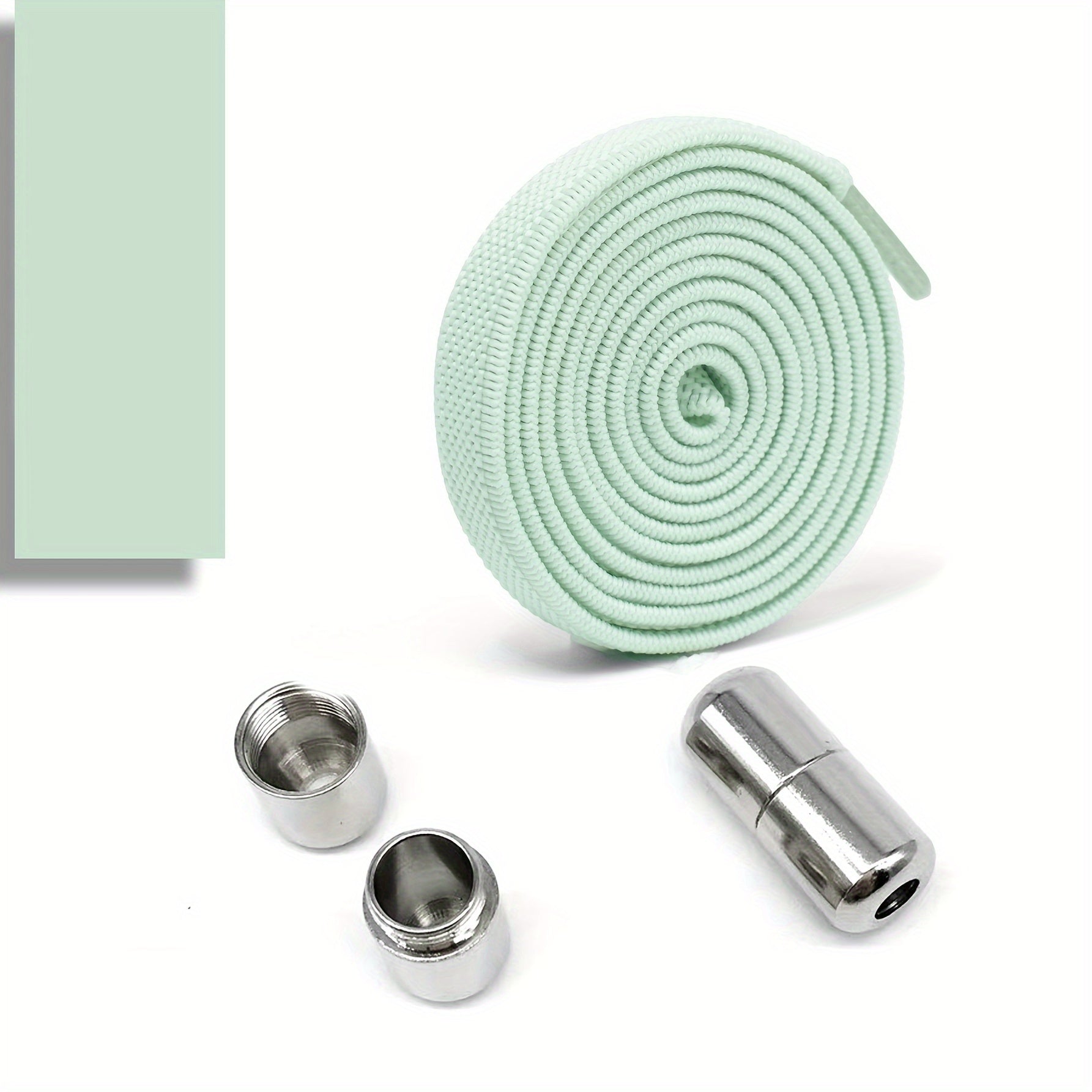 Elastic No-Tie Shoe Laces for Adults with Golden Capsule Buttons