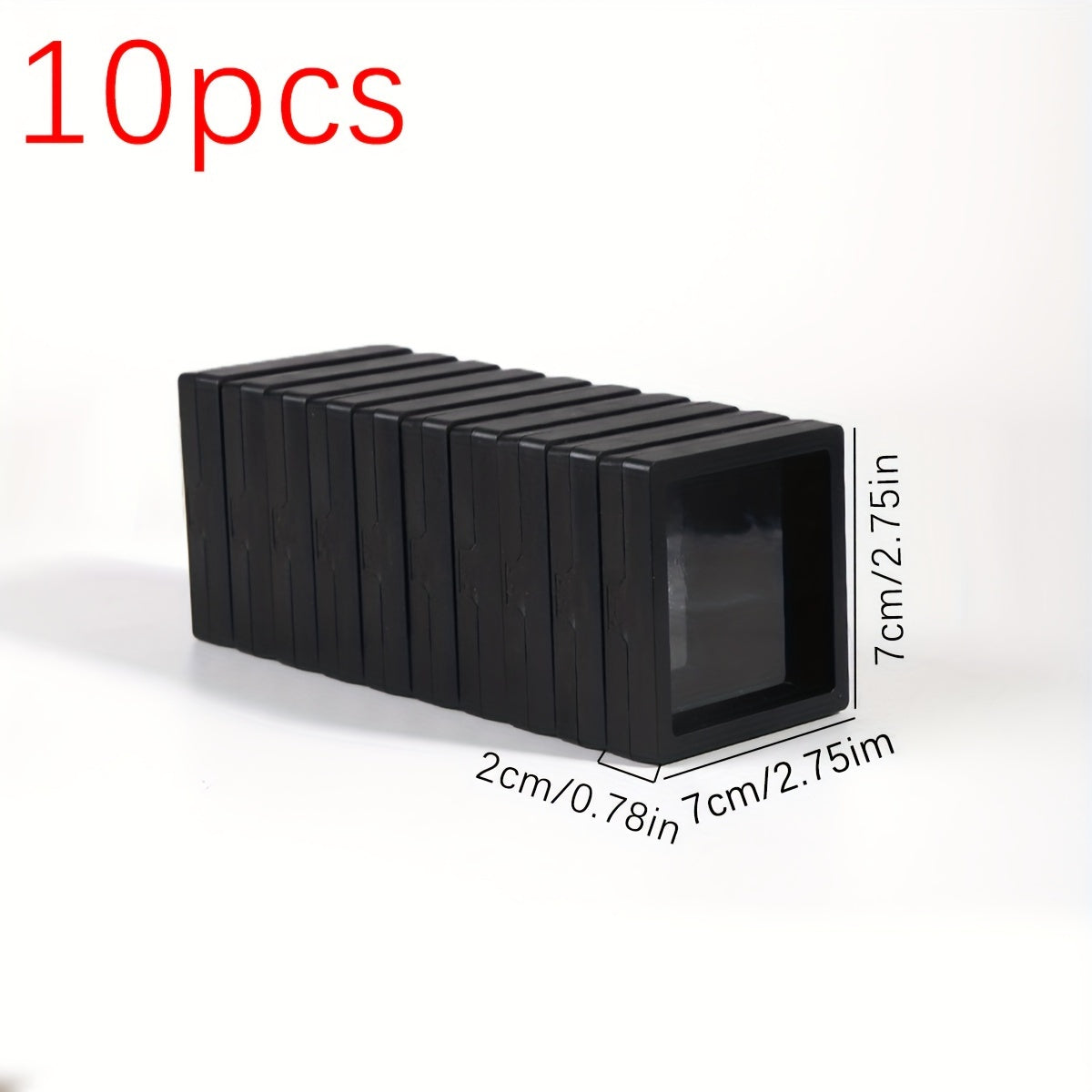 Jewelry Storage Box Set of 10 Dustproof Oxidation-Resistant with PE Film Packaging
