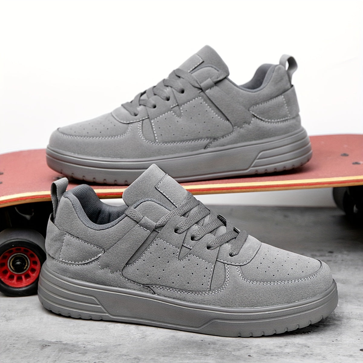 Women's Minimalist Retro Casual Sneakers Lightweight Flat-Soled Walking Shoes