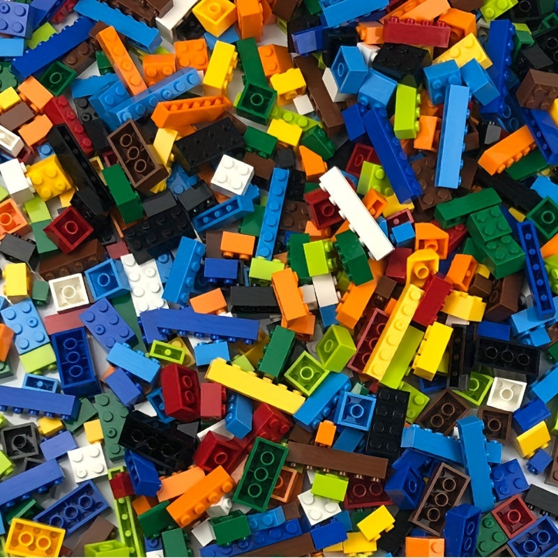 Bolalar uchun ta'lim yig'ilish bloklari, ijod va tasavvurni ilhomlantiradi. 500 dona sumkada, bolalar bog'chasi va tug'ilgan kunlar uchun ajoyib.