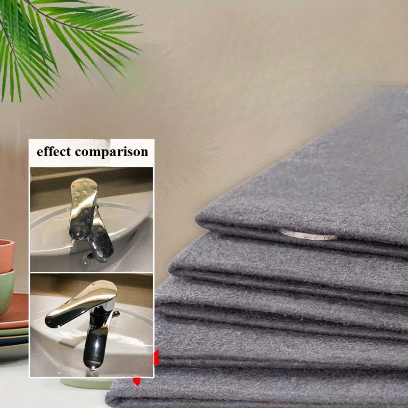 Microfiber Cleaning Cloth for Glass Mirrors and Kitchen Surfaces Reusable Ultra-Absorbent