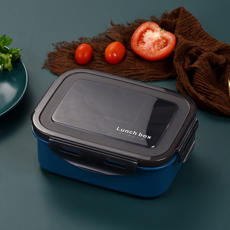 Katta 1200ml mikroto‘lqinli pechga mos tushadigan tushlik qutisi, 2 ta bo‘lakli, oziq-ovqat uchun PP, maktab va ish uchun