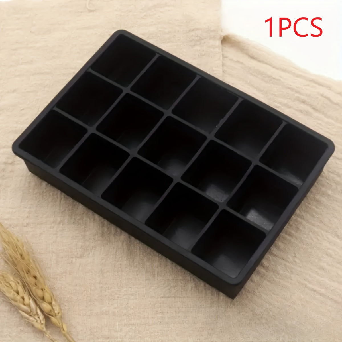 Silicone muz kubi shakli 1/2/4 dona kvadrat muz shakli ichimliklar, sharbatlar va sovuq ichimliklar uchun