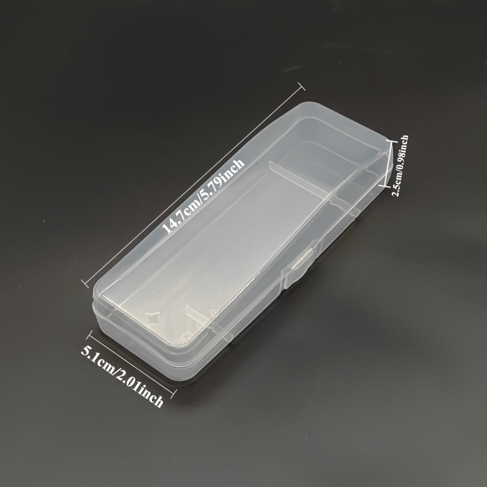 Travel Portable Clear Plastic Shaver Storage Box for Organizing