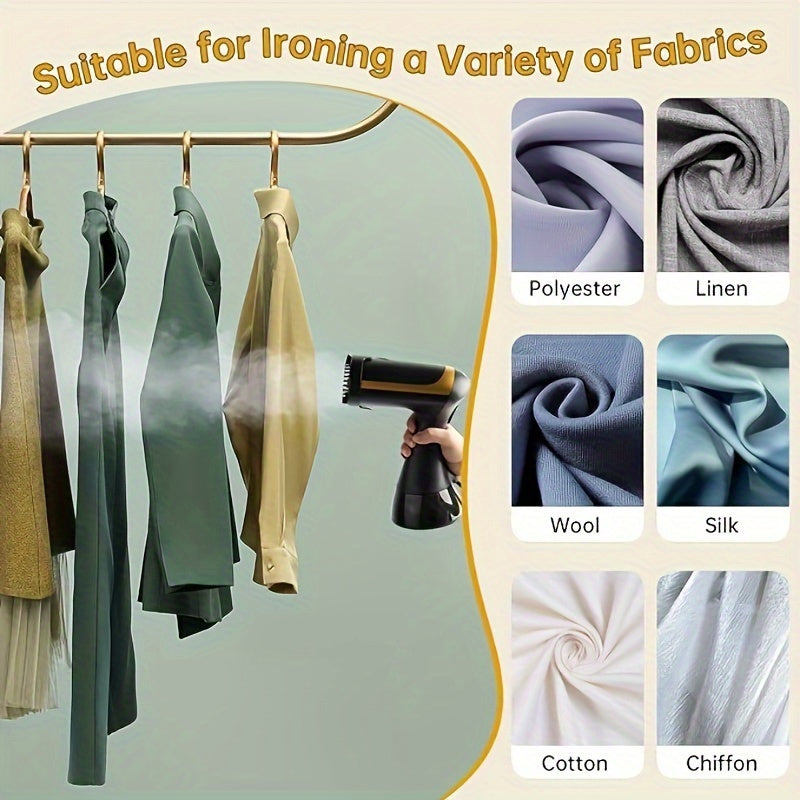 Vaporizador portátil de prendas 1500W Plancha de viaje de calentamiento rápido con depósito de agua extraíble