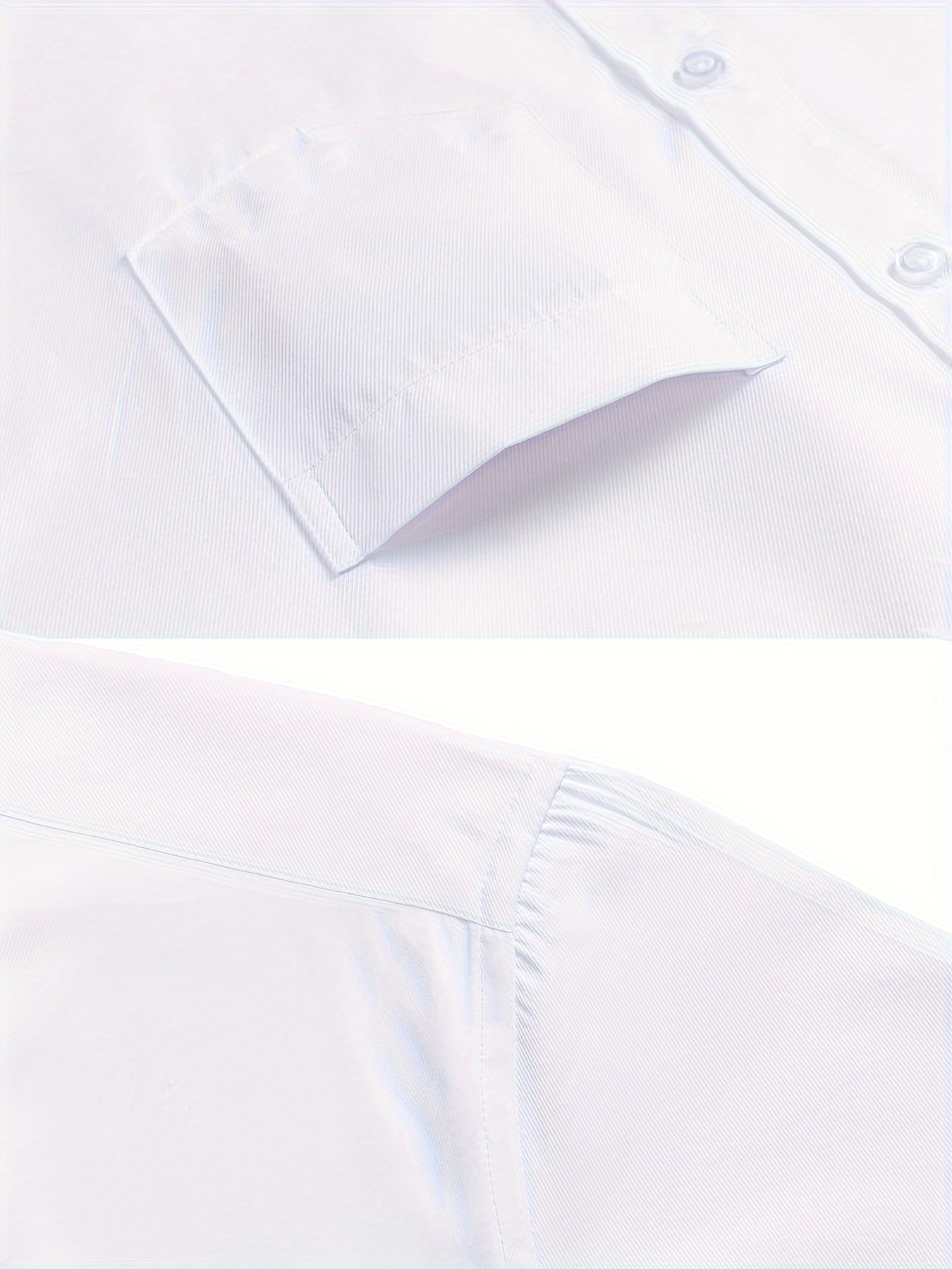 Camisa de manga larga de color sólido para hombre, de mezcla de algodón, con bolsillos