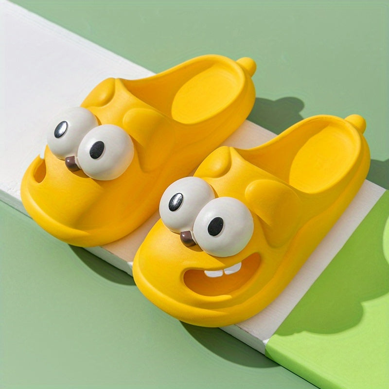 Women's Cartoon Pillow Slides Soft Sole Non-slip EVA Casual Beach Slides