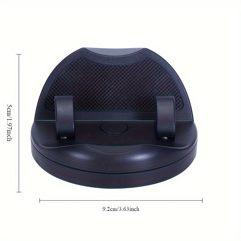 Soporte universal para coche con ABS, rotación de 360° y operación con una sola mano