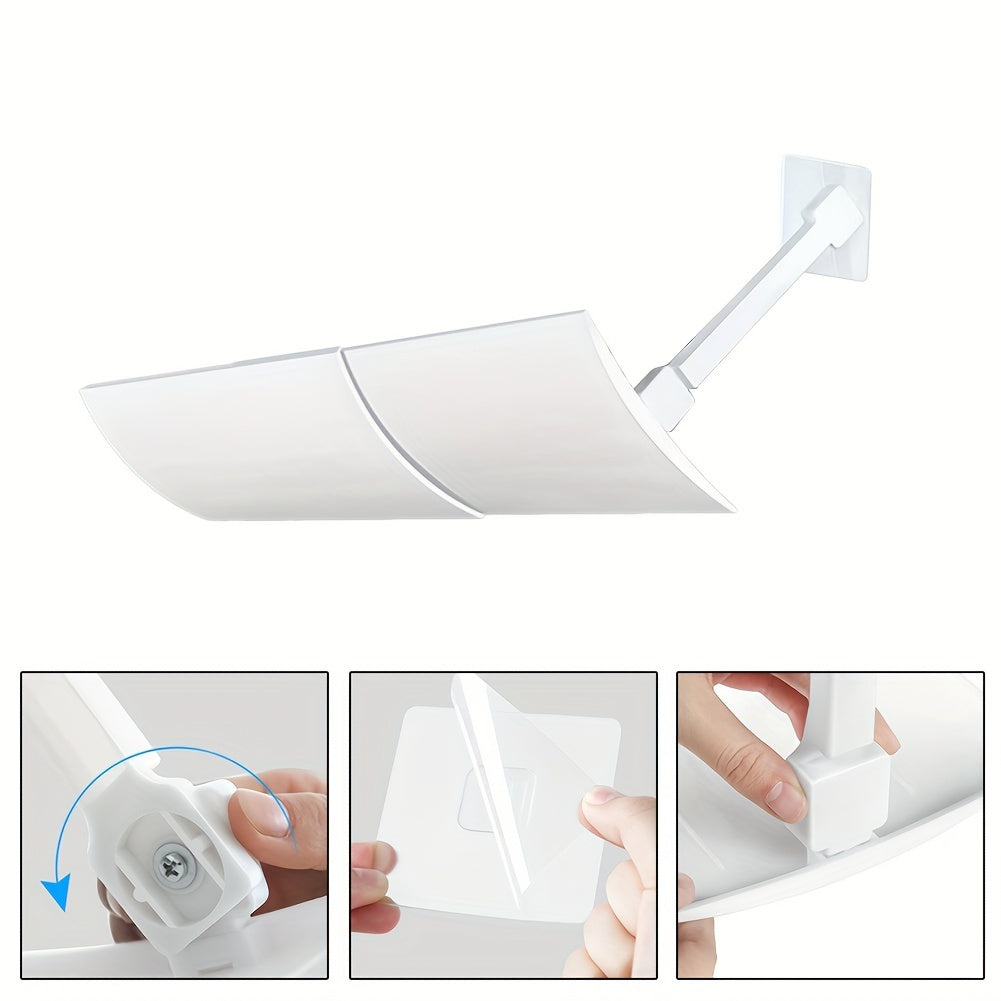 Air Conditioner Cover Deflector Windshield Baffle No Power Easy Install