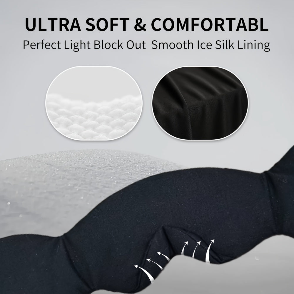 Wireless Sleep Mask with Built-in Wireless Headphones for Women and Men