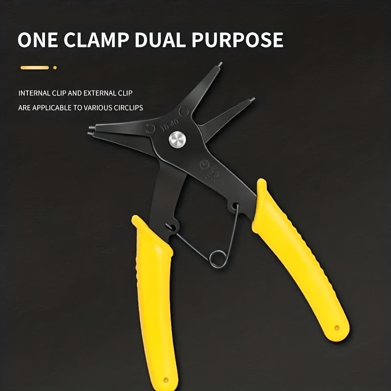 Ikki maqsadli snap ring pliers - DIY va professional ta'mirlash uchun po'lat asbob