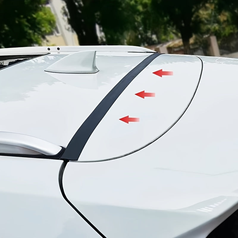 Rear Trunk Seal Pinstriping Tape 160cm Natural Rubber Waterproof Dust Sound Protection