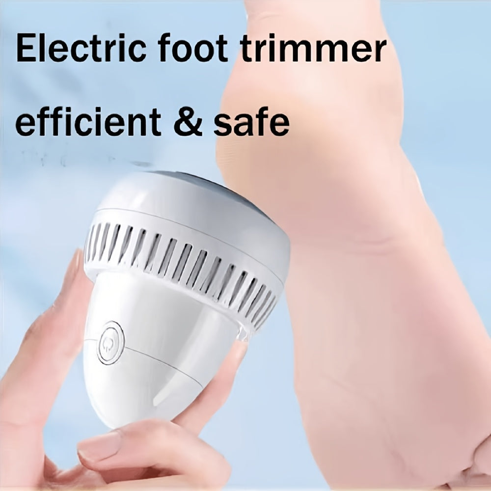 Electric Foot Callus Remover USB Rechargeable with Replaceable Heads for Hard Skin