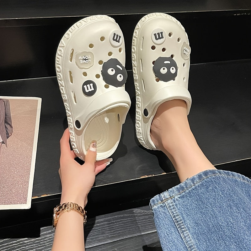 Women's Breathable EVA Clogs for Beach and Garden Lightweight Flat Shoes