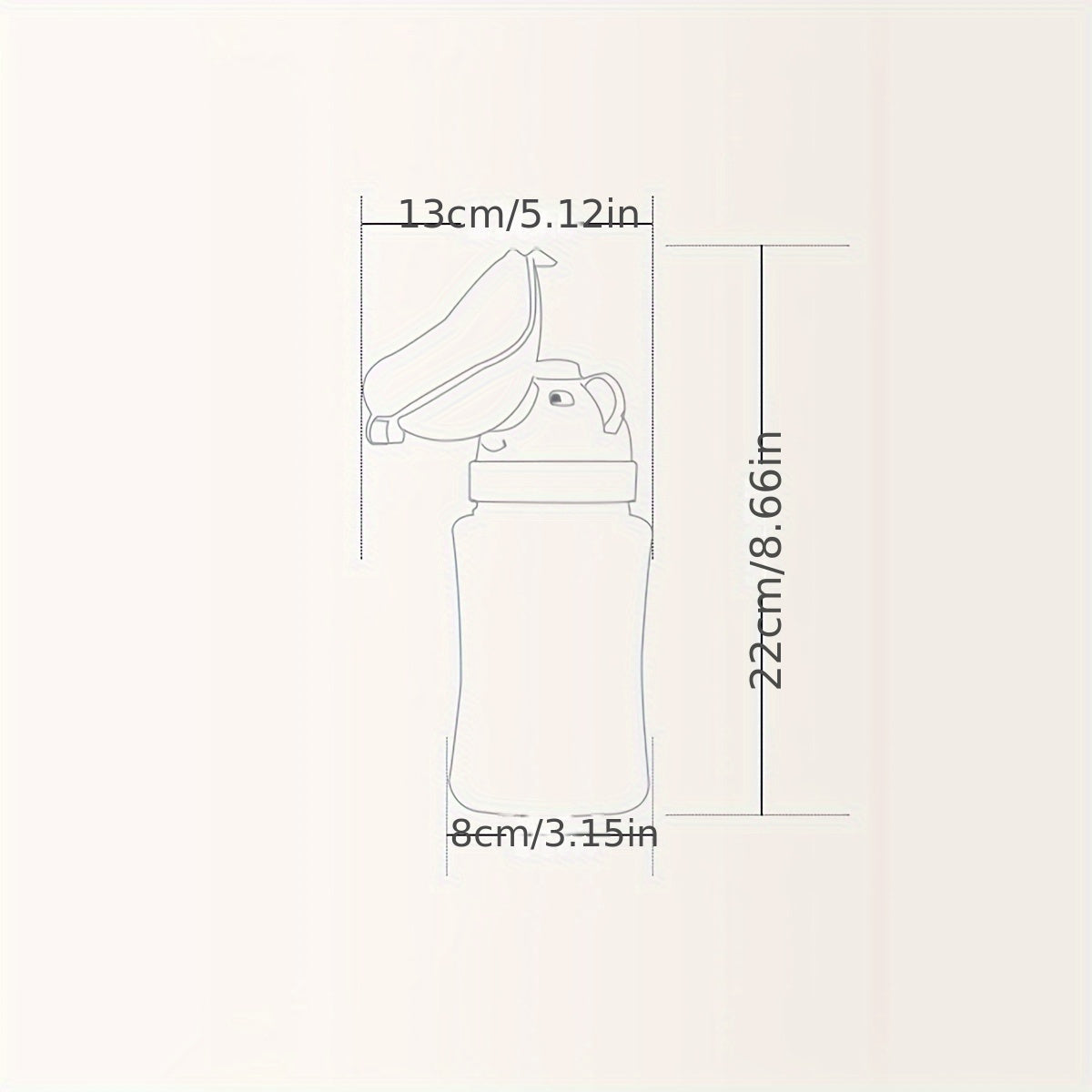 Портативный унитаз-уринал для мужчин и женщин, компактный, прочный, из материала ПП