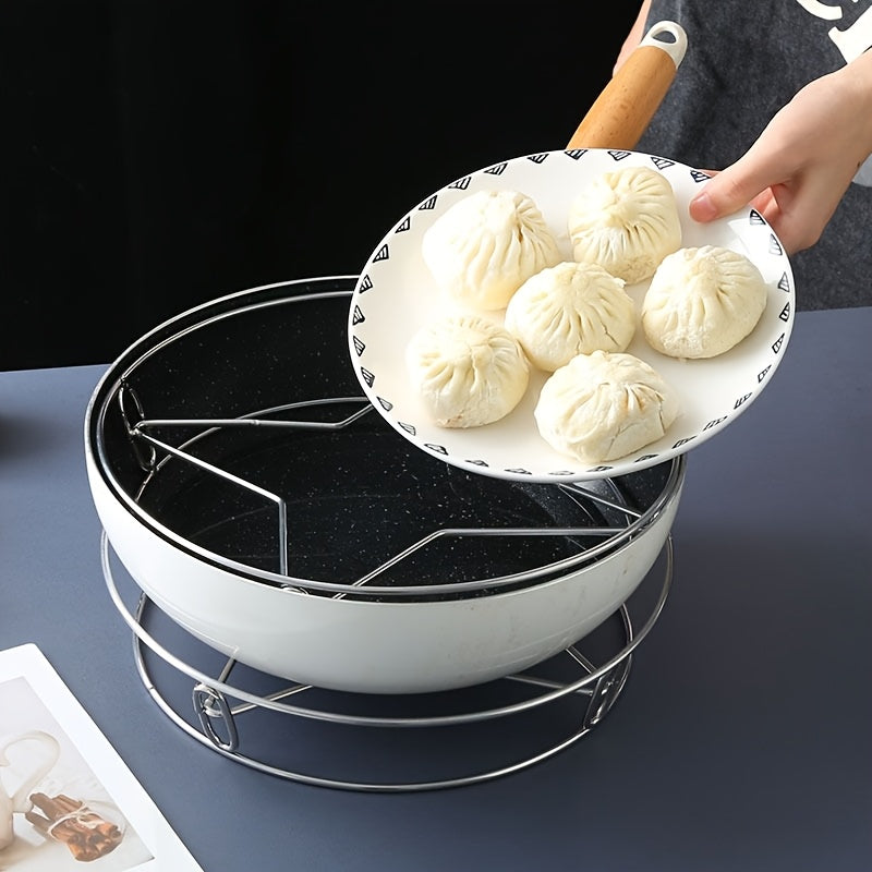 Estante de cocina multifuncional de acero inoxidable para enfriar, cocinar al vapor y almacenar en 3 tamaños