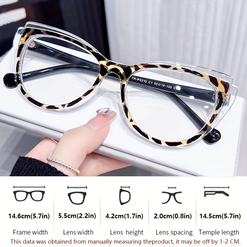 Очки с защитой от синего света для женщин и мужчин Y2K с цветочным дизайном и кото-глазом для компьютера