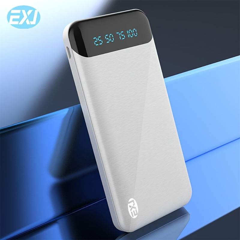 LED displeyli 20000mAh quvvat banki USB Type-C Micro kirish portativ zaryadlovchi iOS Android uchun