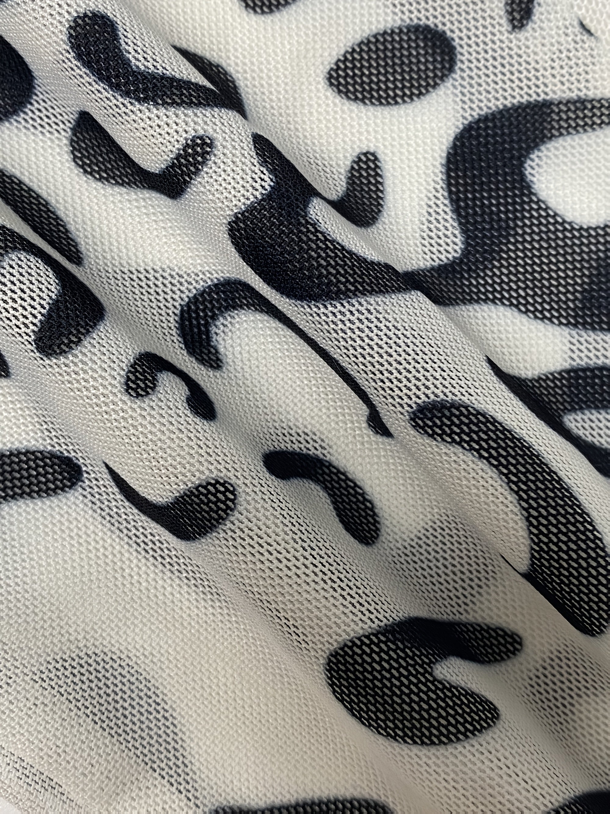 Women's Plus Size Leopard Print Jumpsuit Long Sleeve High Stretch