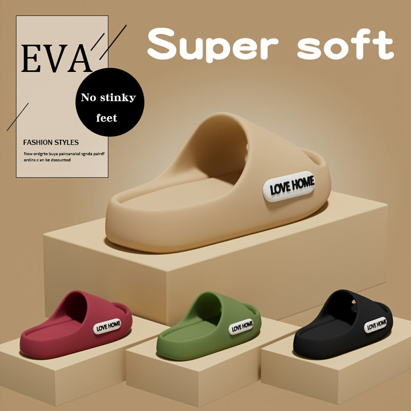 Women's Lightweight EVA Sandals Thick Sole Low Heel Open Toe Casual Beach