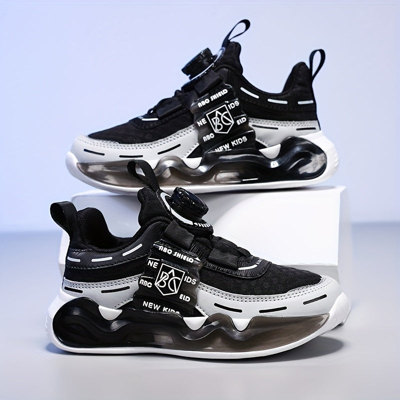 Kids' Breathable Fabric Sports Sneakers for Boys and Girls Age 14 and Under Lightweight All-Season Outdoor Shoes