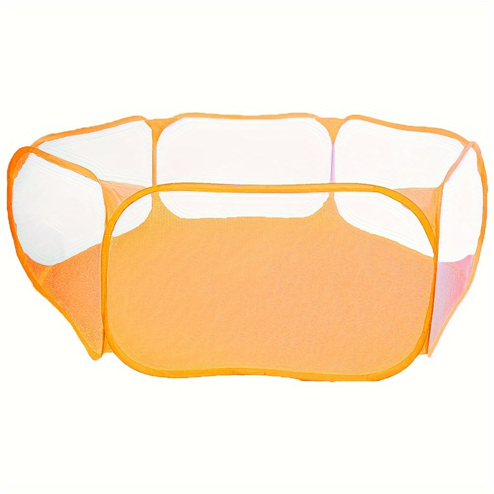 Uy hayvonlari, mushuklar va kichik hayvonlar uchun egiluvchan to'siq bilan portativ o'yin maydoni - xavfsiz va qulay.