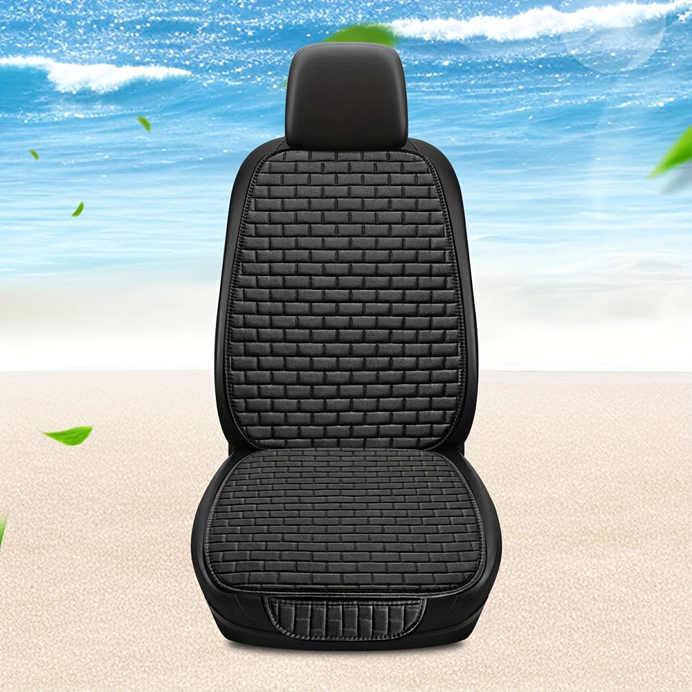 Universal Linen Car Seat Cover Protector for Front and Back Seats