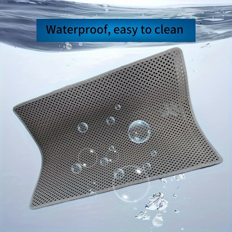 Extra Large EVA Cat Litter Mat Double-Layer Filtering Washable Leakproof Anti-Splash