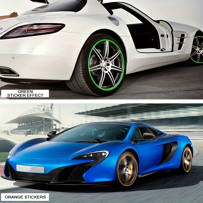 Protector de llanta de coche, tira de goma, guardabarros, moldura, decoración