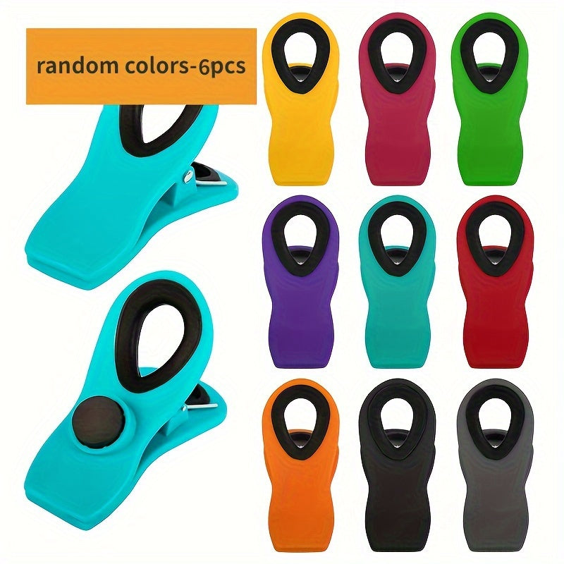 Набор зажимов для пластиковых пакетов: включает 3, 6 или 9 многофункциональных зажимов для хранения продуктов для герметичного закрытия пластиковых и снековых пакетов. Идеально подходит для организации и хранения на кухне.