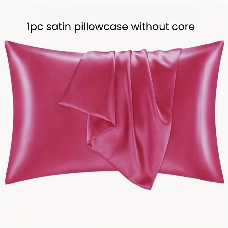 Luxury Satin Pillowcase Soft Skin-Friendly Hair-Friendly Machine Washable