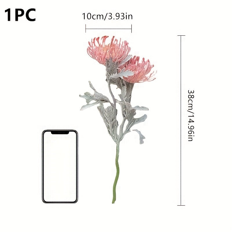 Artificial Plant with Short Branch and Crab Claw 2 Heads for Home Decor Weddings Engagements