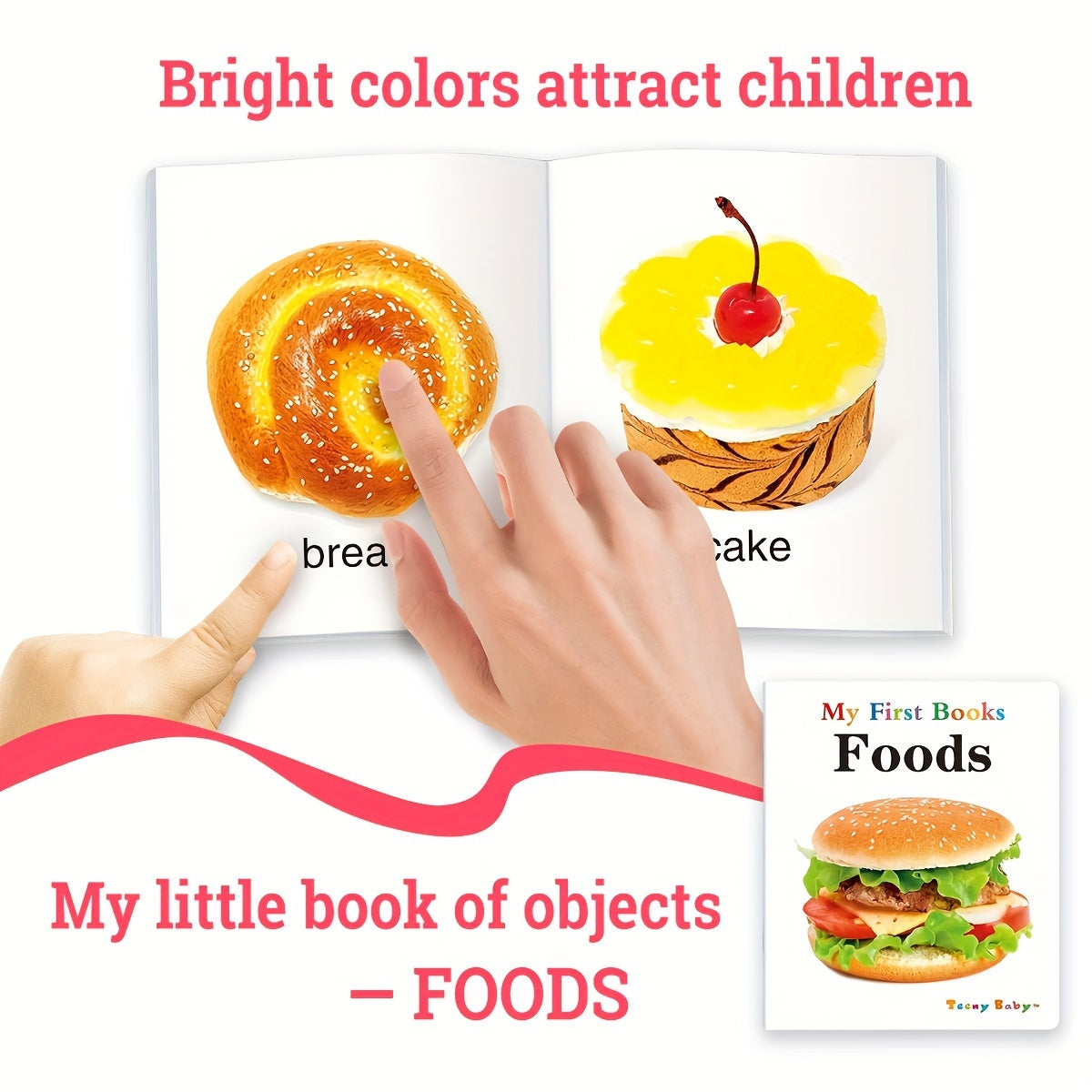 TEENYBABY Mening Birinchi Kitoblarim 10 ta to'plami - bolalar uchun shakllar, ranglar, hayvonlar, transport vositalari, ABC haqida ta'lim beruvchi taxta kitoblar, 2022 yilda Sunshine Children's Educational Association tomonidan nashr etilgan.