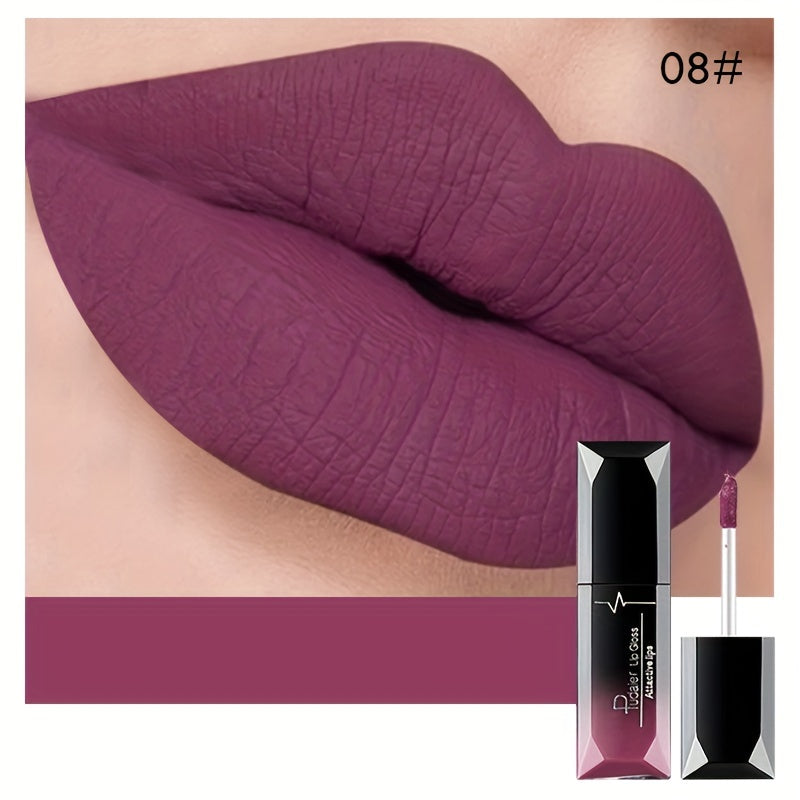 Velvet Matte Liquid Lipstick Long-Lasting Waterproof Berry Nude Tones