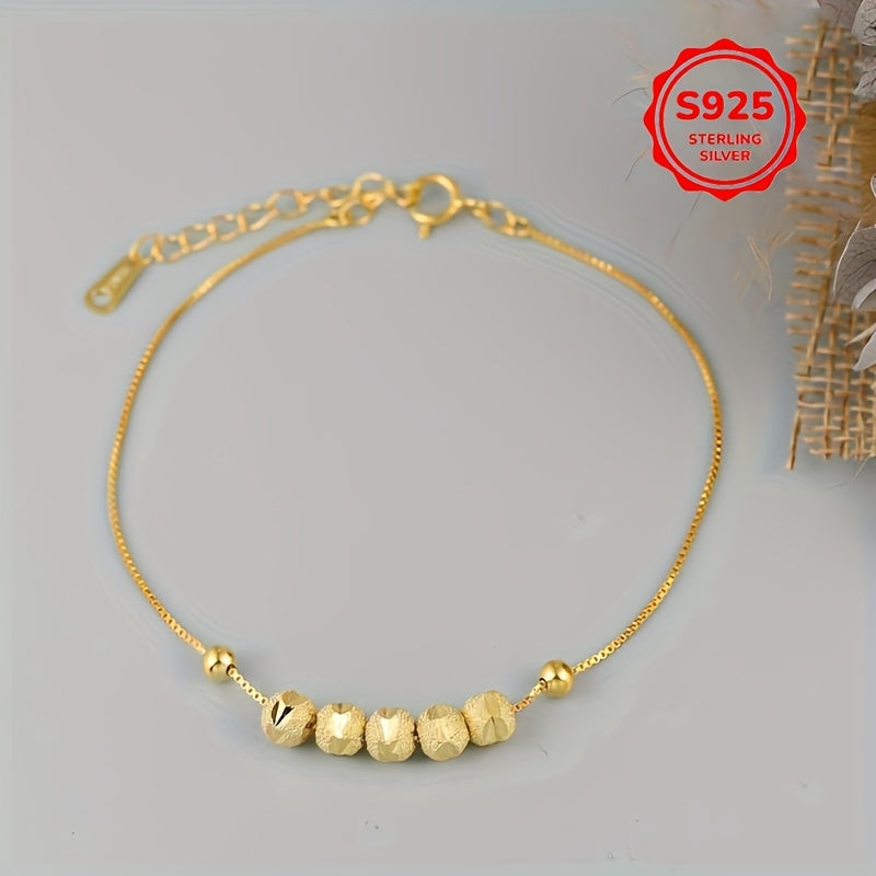 Niche dizaynidagi yuqori sifatli zargarlik sovg'alari uchun oddiy bilaguzuk, 1.5g S925 sterling kumushdan tayyorlangan