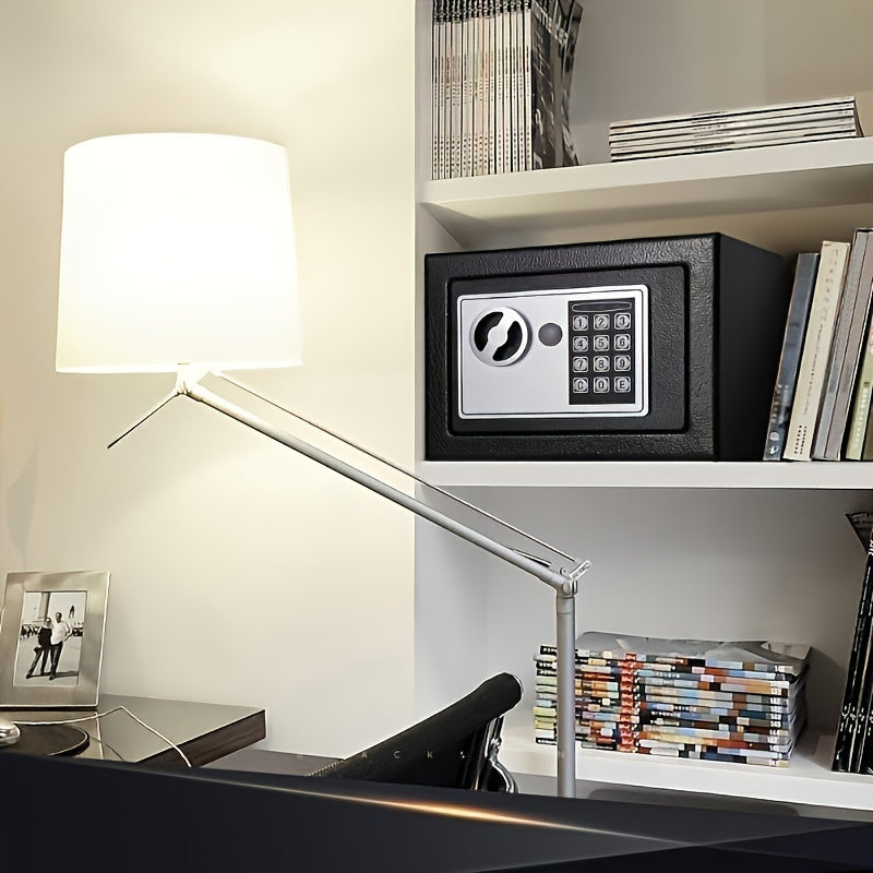 Digital Metal Security Safe with Combination and Key Lock for Valuables in Homes and Offices