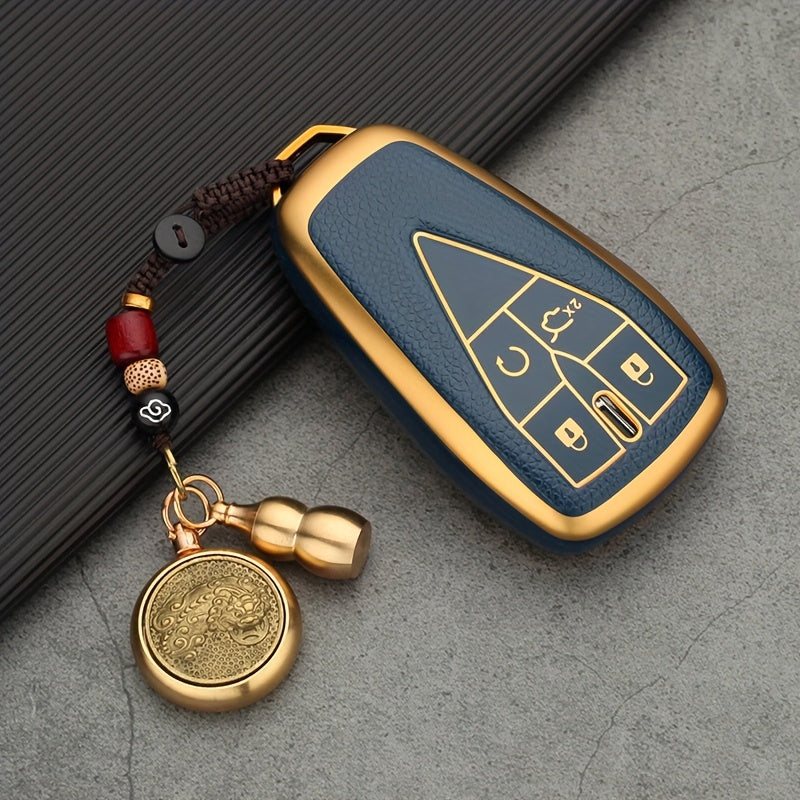 Durable TPU Key Case For Car Key Remote Protective Cover Black Universal