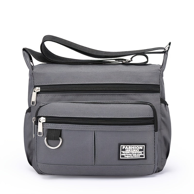 Erkaklar uchun Naylon Diagonal Yelka Sumkasi Mobil Telefon Kapsulasi Crossbody Sumka