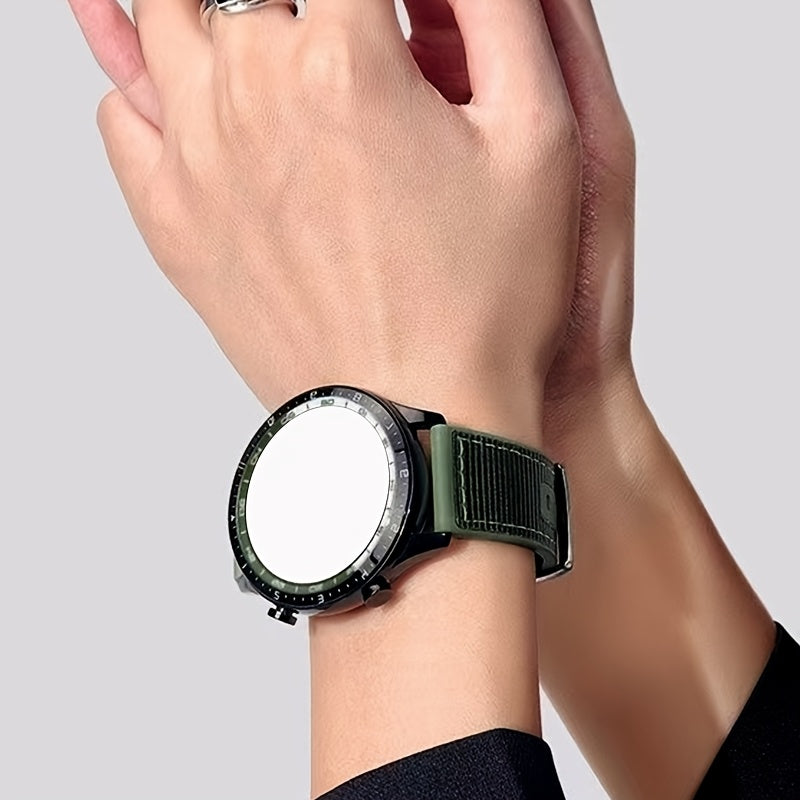 22mm Silicone and Woven Watch Strap for Smartwatches Lightweight Stylish Compatible with GT4 46mm and GT Runner