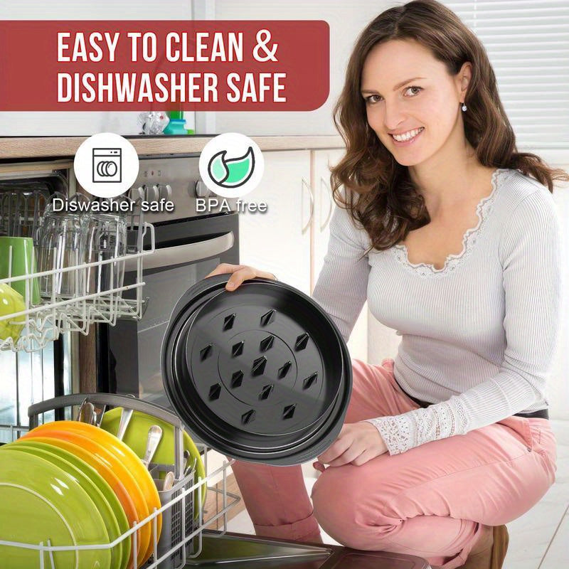 20.32 sm Qoʻlda ishlovchi Tovuqni maydalash uchun aniq qopqogʻi va anti-slid asos bilan - Pishirilgan goʻsht uchun ergonomik qoʻl asbob - Oson tozalanadi, idish-tovoq mashinasida yuvish mumkin - Tacos, sendvichlar, salatlar uchun ajoyib -