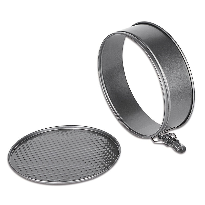 Set of 4 Non-Stick Springform Cake Pans with Removable Bottoms for Baking